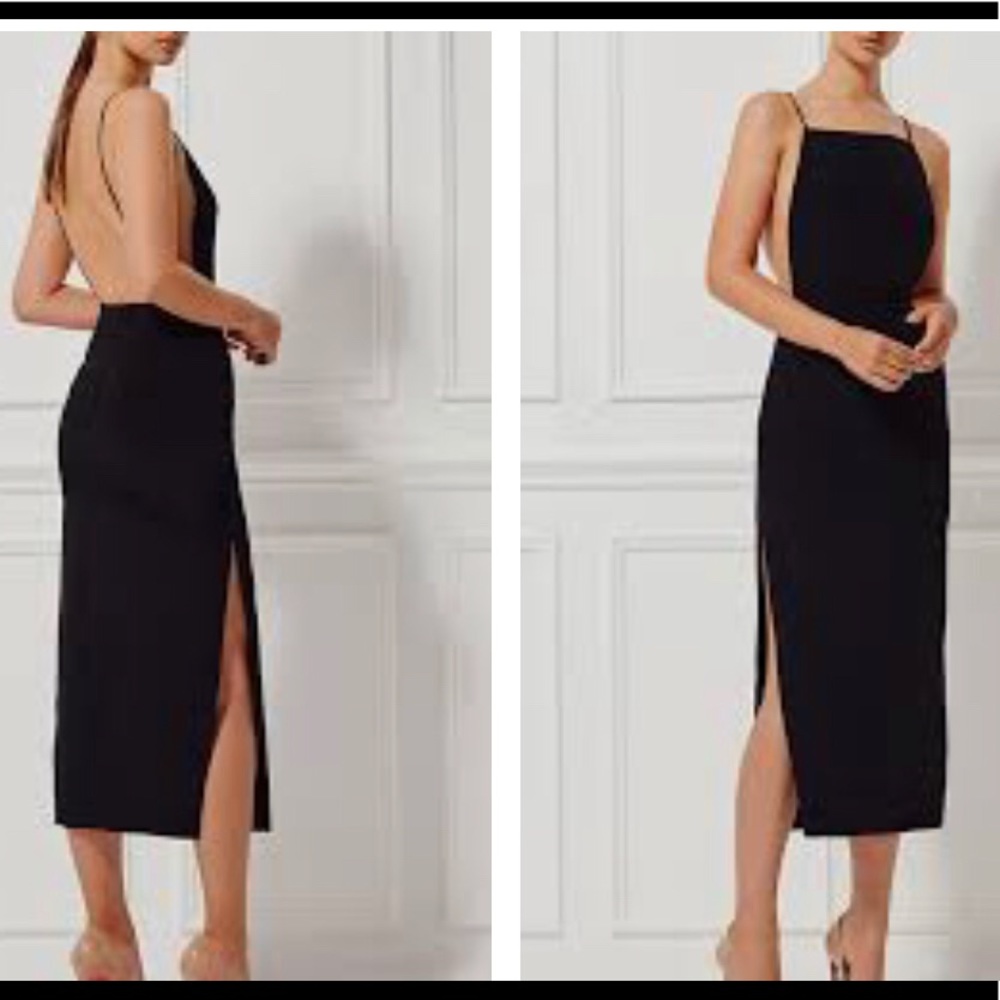 Misha Collection Allesandra Silk Dress Small